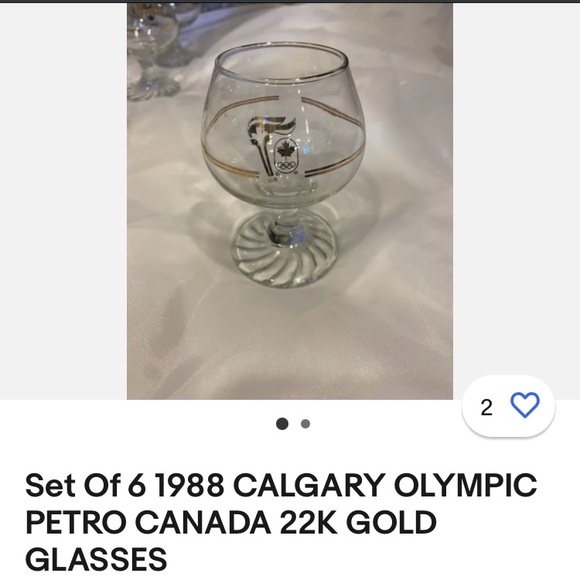 I have 7 big glasses and 12 little ones in mint shape - Picture 4 of 5